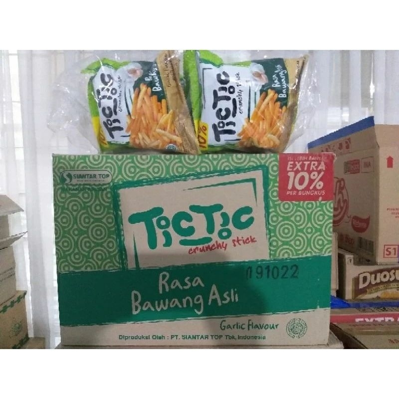 

CHIKI TIC TIC RASA BAWANG 1 PAK ISI 10 BUNGKUS / CHIKI / SNACK