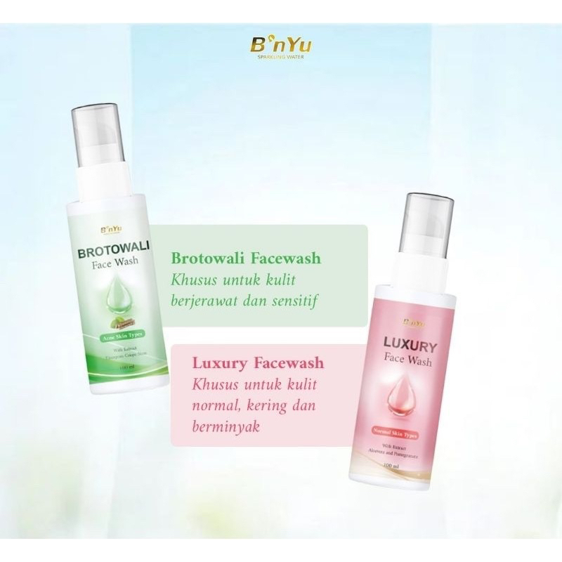 Bnyu Facial Wash Luxury & Facial Wash Brotowali