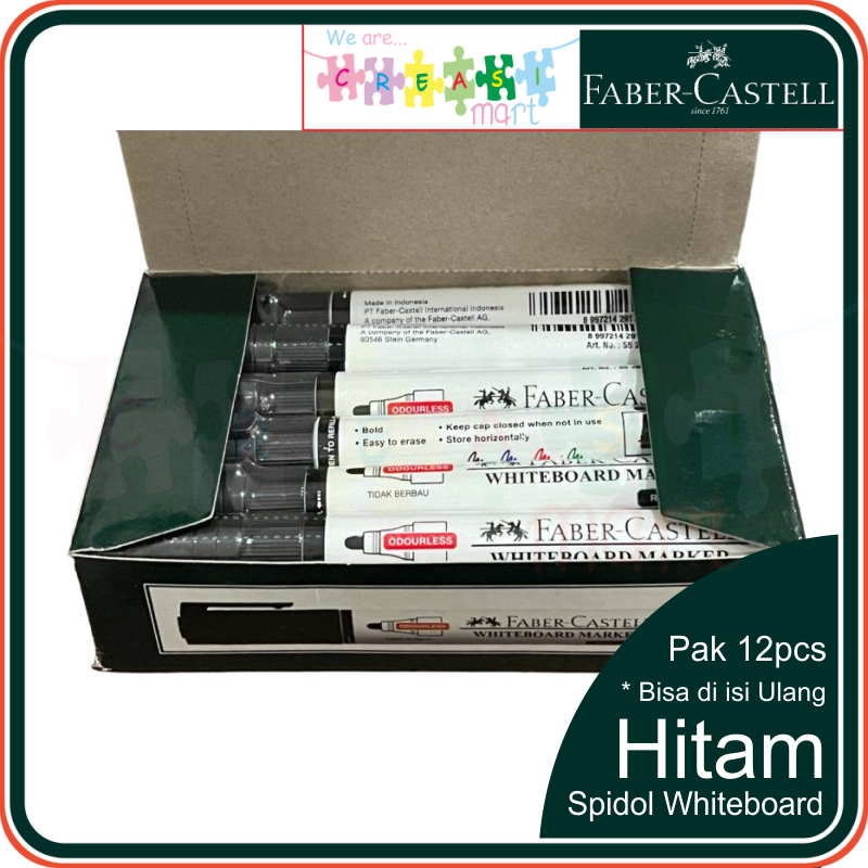 

Faber Castell Spidol Pak 12pcs Whiteboard & Permanent