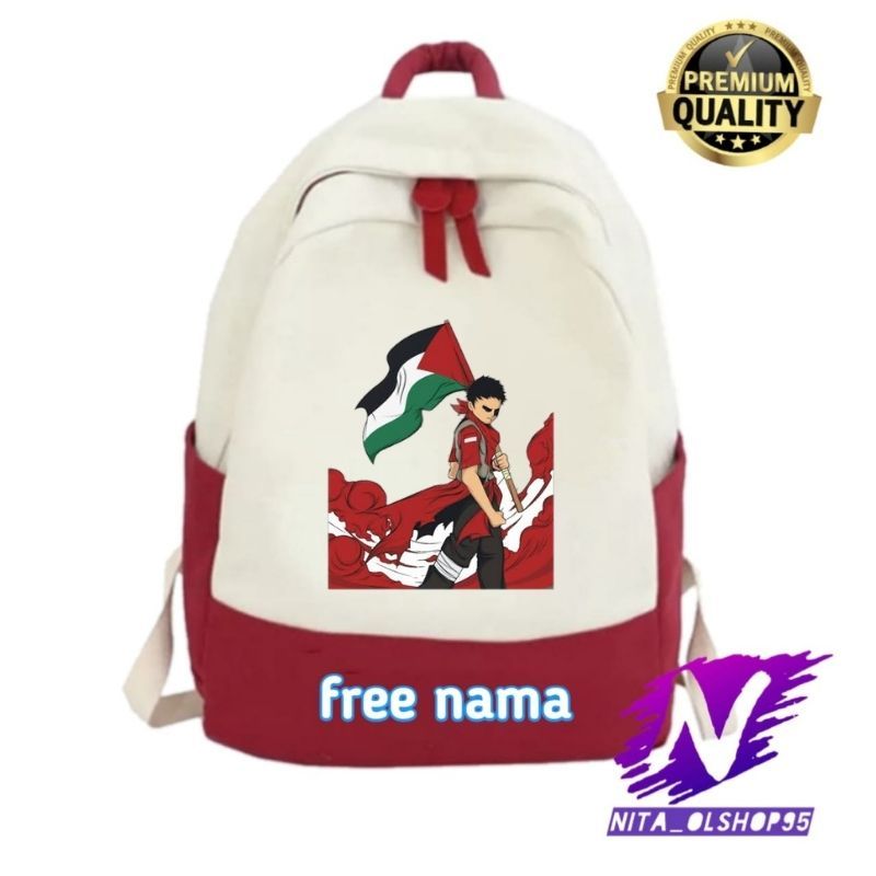tas ransel sekolah anak bendera palestina