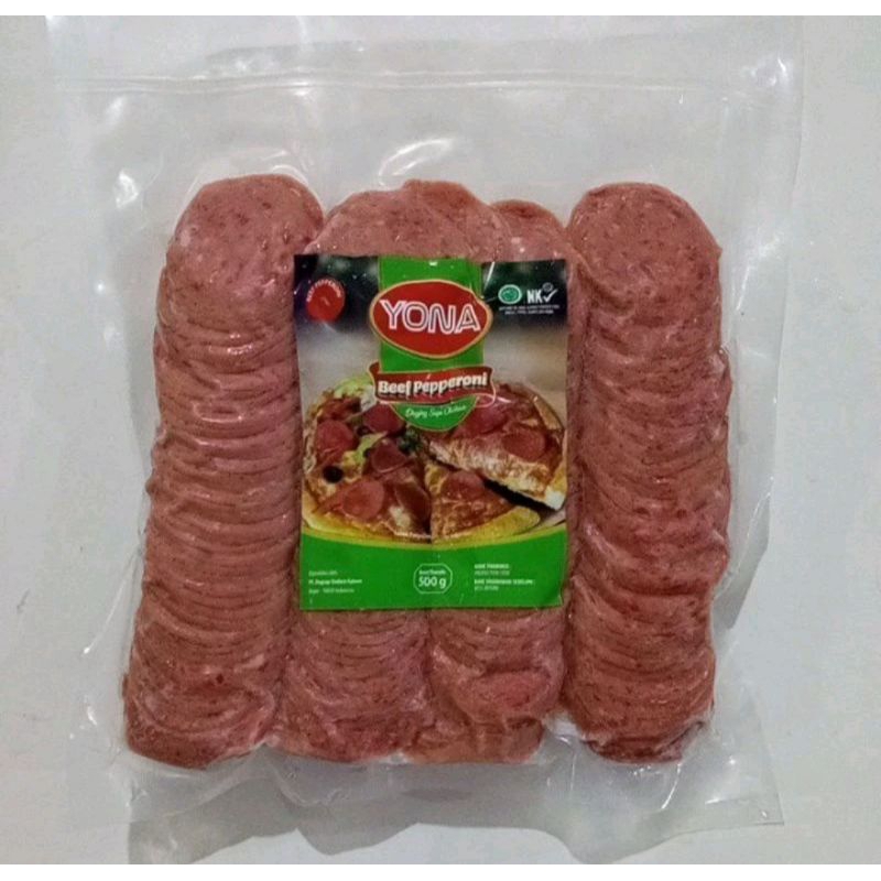 

YONA BEEF PEPPERONI 500g