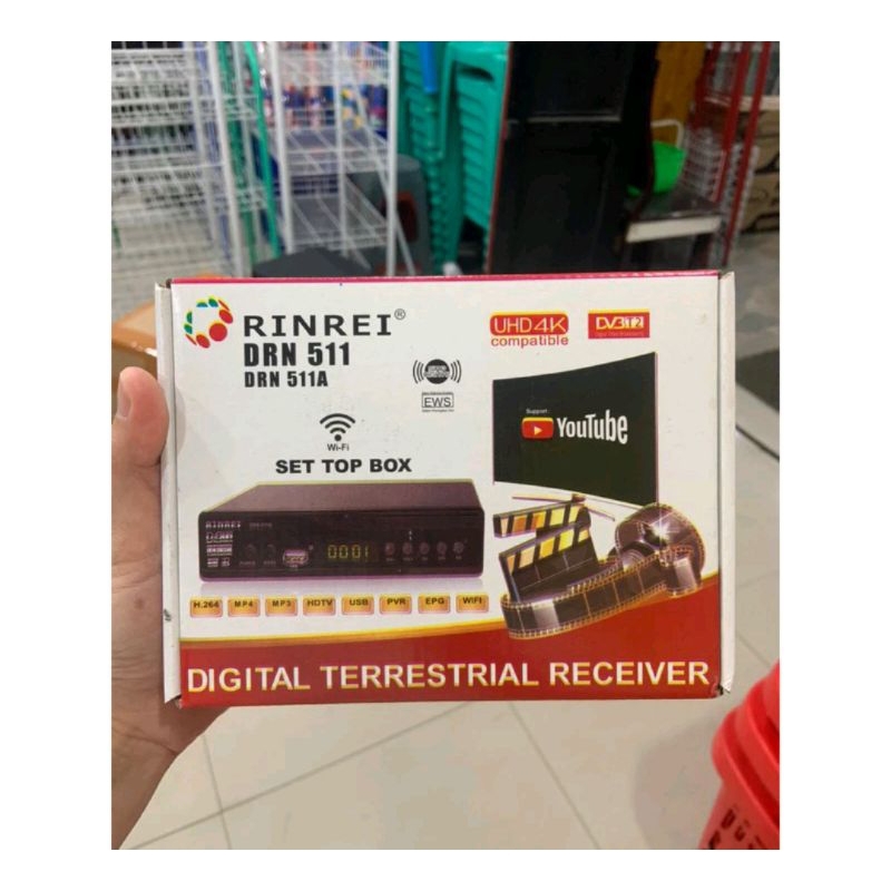 stb RINREI / set top box RINREI body besi / metal