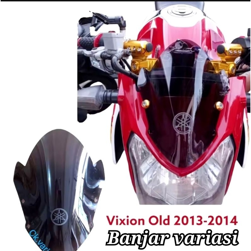[PROMO] VISOR WINDSHIELD VIXION NVL 2013 2014 VARIASI VISOR COVER HEADLAMP MOTOR YAMAHA VIXION