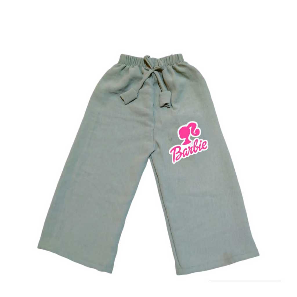 CELANA KULOT ANAK KRINGKLE BARBIE/KULOT ANAK BARBIE/CELANA ANAK PEREMPUAN/BARBIE/KULOT ANAK PEREMPUA