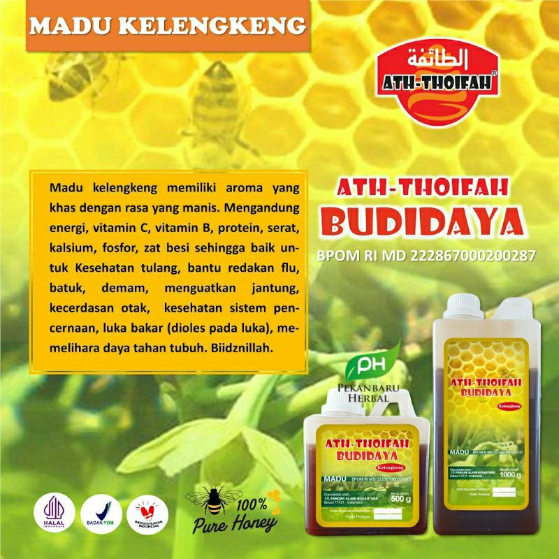 

Madu Kelengkeng Ath Thoifah Budidaya 500 gr