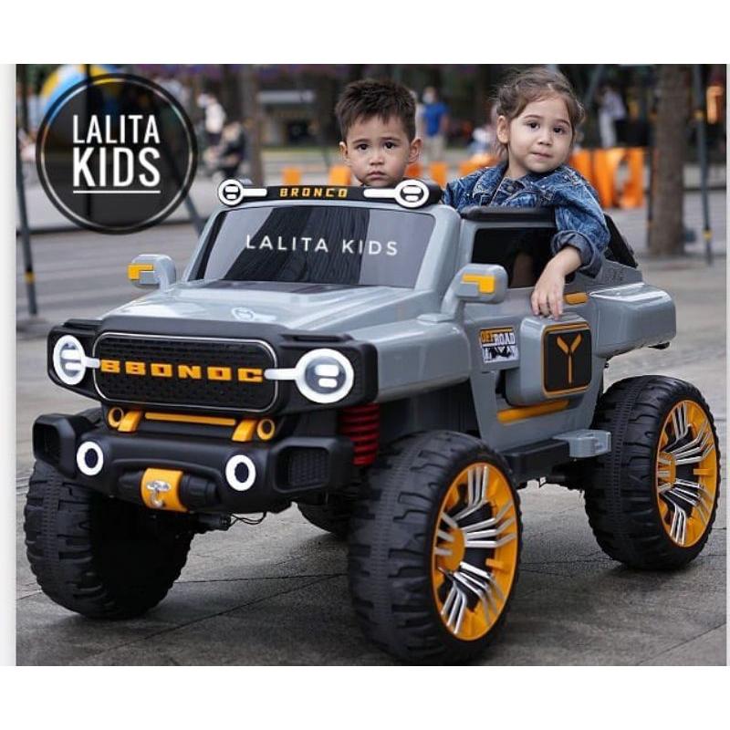 MOBIL AKI JUMBO 12 VOLT BAN FULL KARET JOK KULIT BISA UNTUK DEWASA BETTER TRUCK