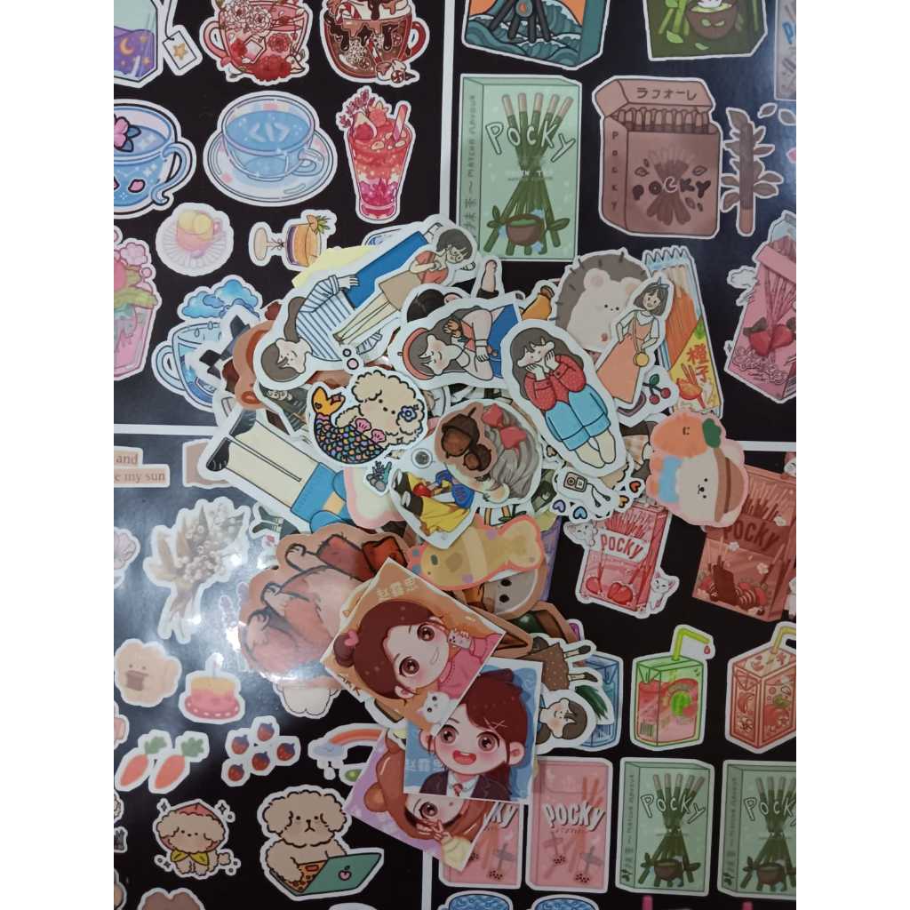 

Sticker Jurnal/ Scrapbook / Planner Buku Catatan / Sticker Girls / Sticker Die Cut /Sticker Freebies
