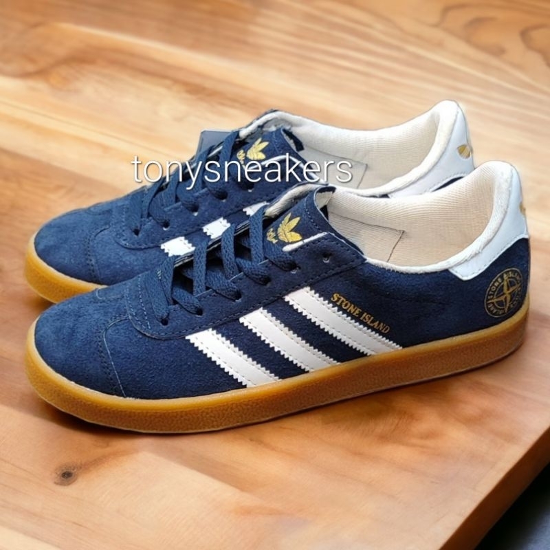 Sneakers Pria Adds SPEZIAL Stone Island Grey Navy Red Tosca Blue Green