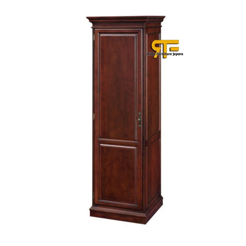 Lemari Cabinet Jati Lucas 1 Pintu (Lemari Pakaian, Lemari Jati, Lemari satu pintu )