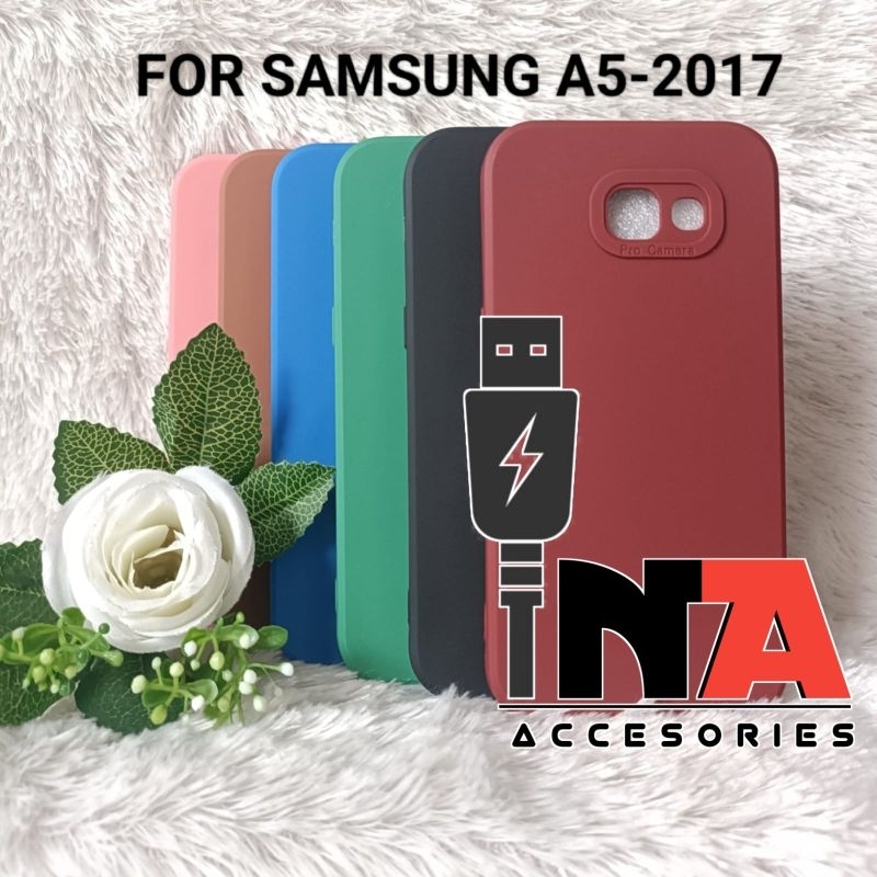 Softcase Pro Camera Samsung A5 2017 Silikon Case Macaron Tpu