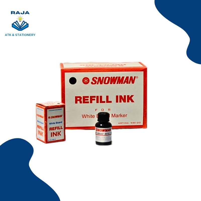 

Isi Tinta Spidol / Refill Tinta Spidol Whiteboard Maker / Papan Tulis Snowman BG-12