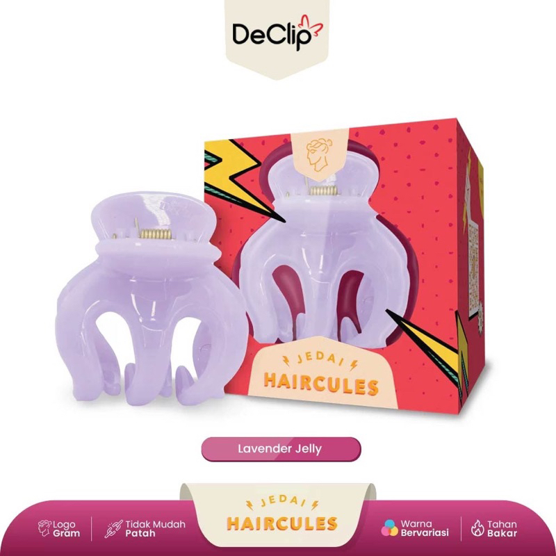 Jedai Haircules Declip Original Gigi 3 ukuran 5cm