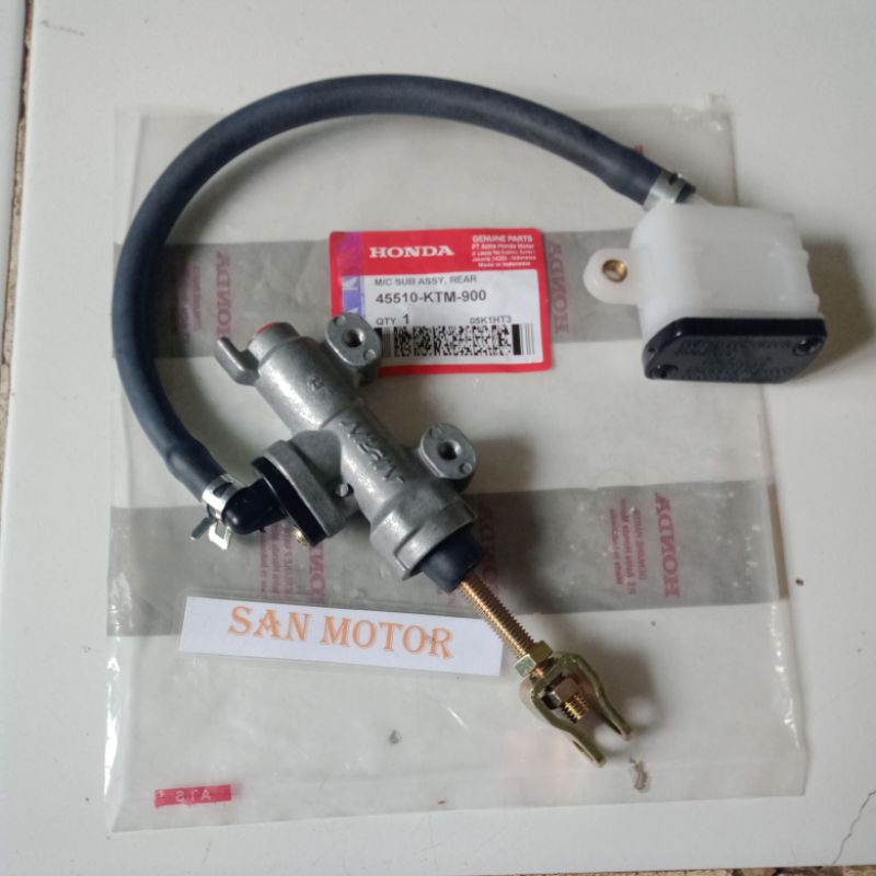 TABUNG MASTER REM BELAKANG ASSY HONDA SUPRA X 125 ORIGINAL