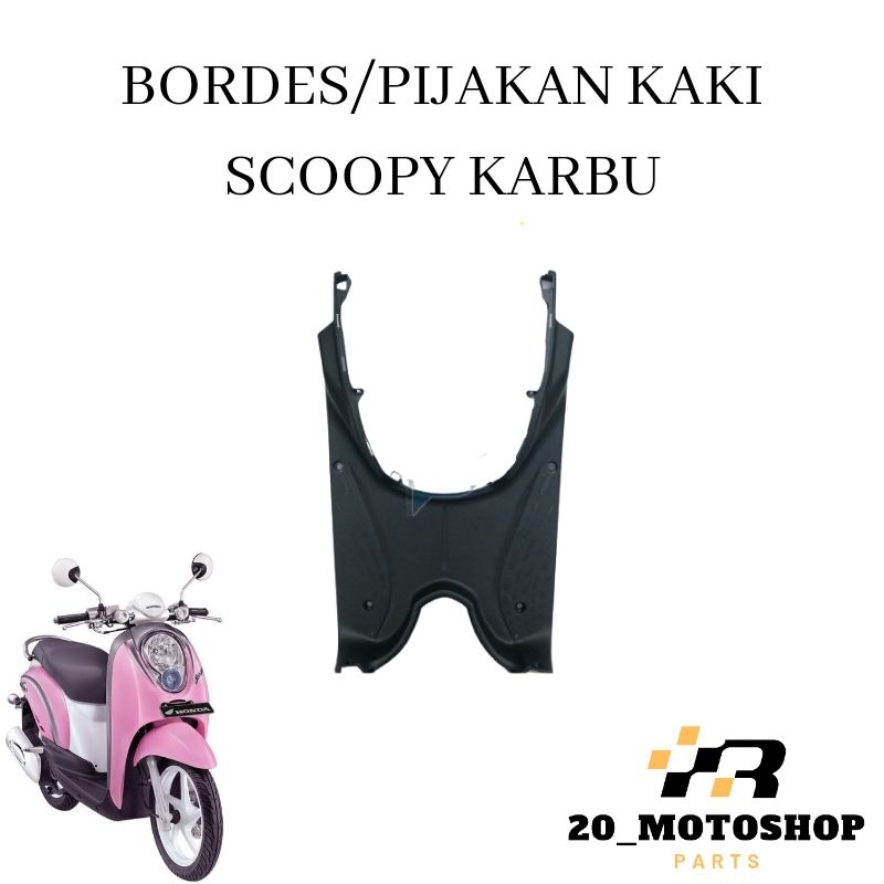 Step Floor Bordes Injakan Kaki Honda Scoopy Karbu 2008 2009 2010