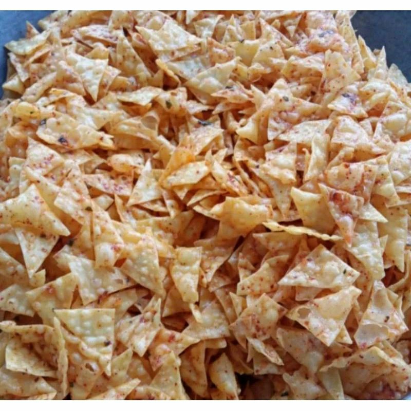 

Pangsit Goreng Keripik Renyah Gurih Pedas 1kg