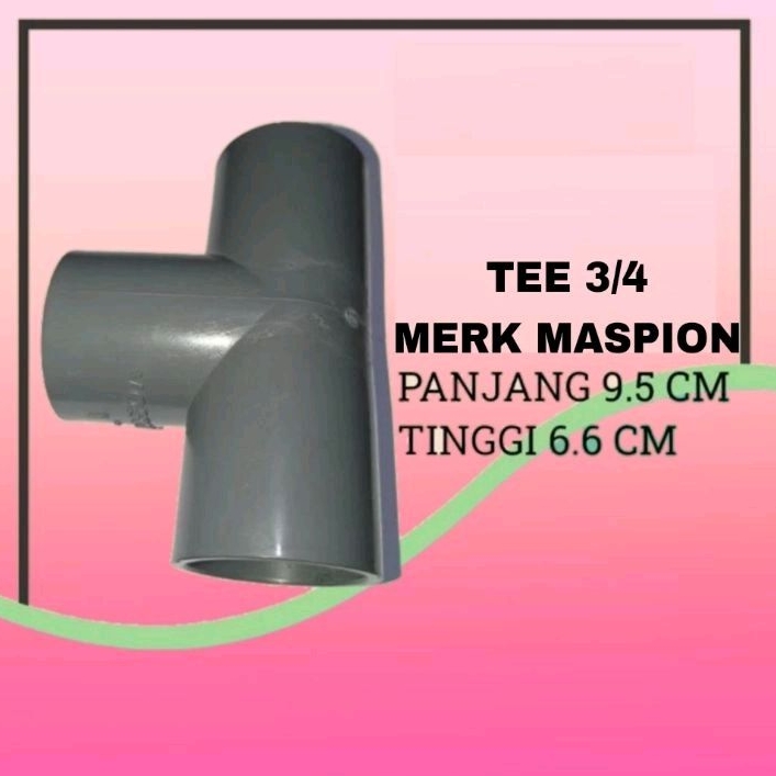 TEE 3/4 INCH/TEE PIPA 3/4 MASPION/VOSCAR/RJ