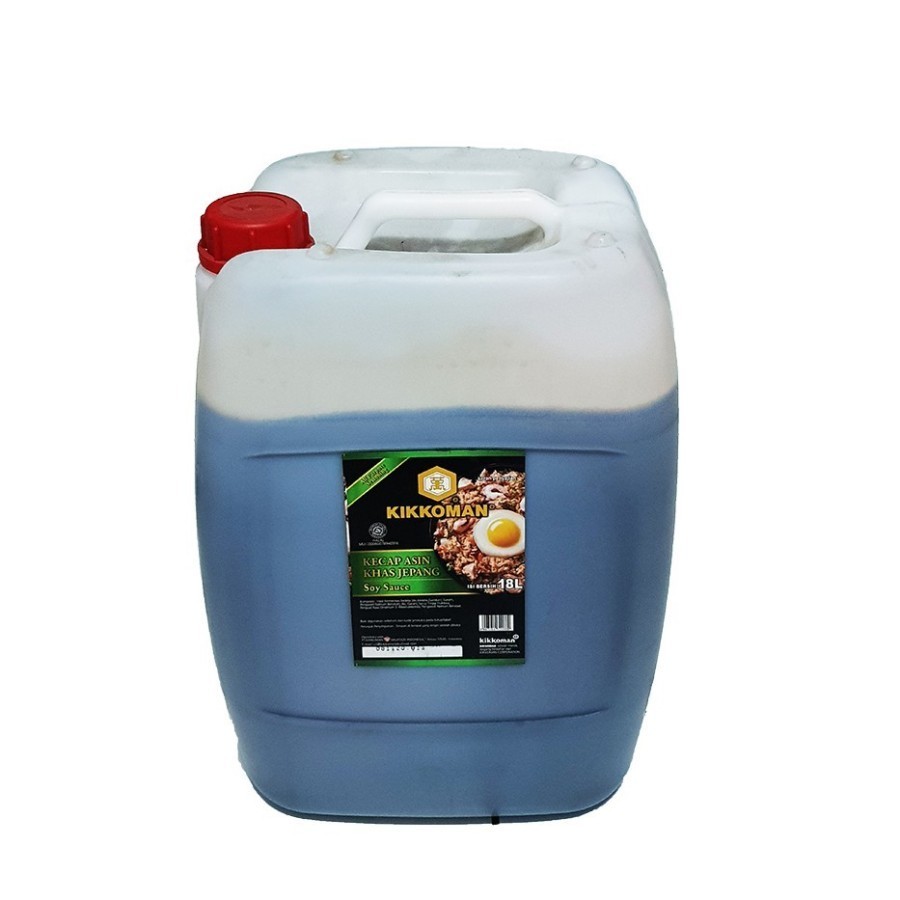 

Kikkoman Kecap Asin Khas Jepang 18L | Soy Sauce HALAl Jerigen 18L