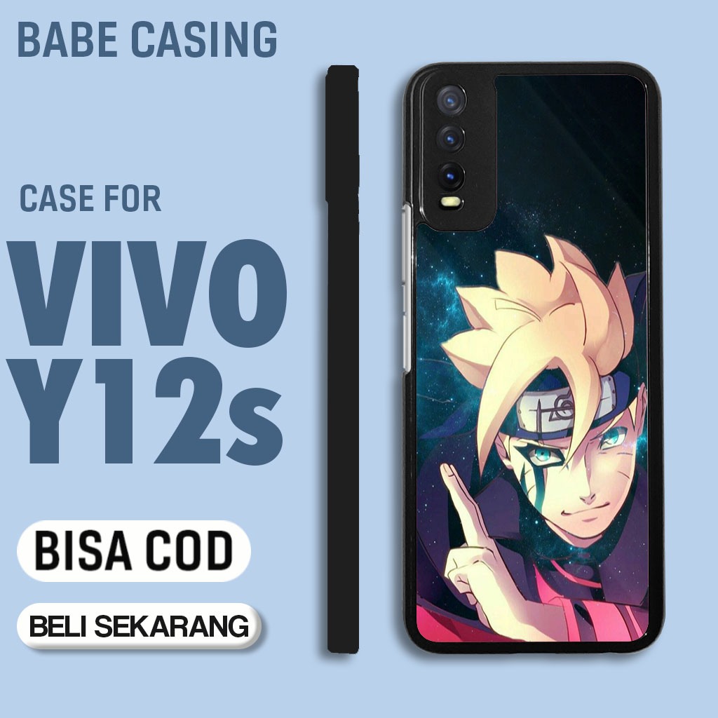case hp vivo y12s y20 y20s terbaru aesthetic kartun boruto art cute keren cowok keren lucu casing hp