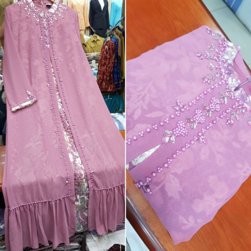 Gamis Ceruty Babydoll Burkat Payet