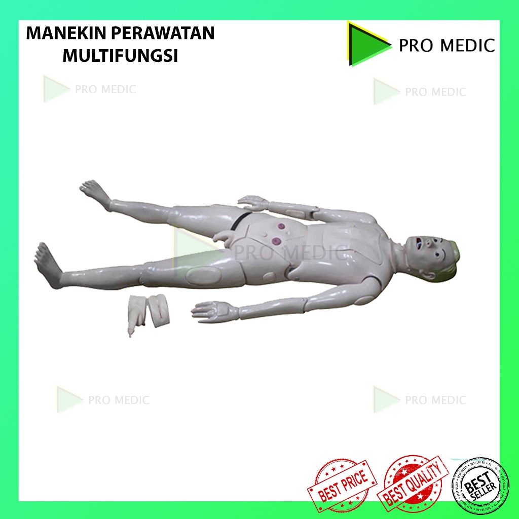 Manekin Keperawatan Full Body Nursing Multifungsi | 2 Kelamin