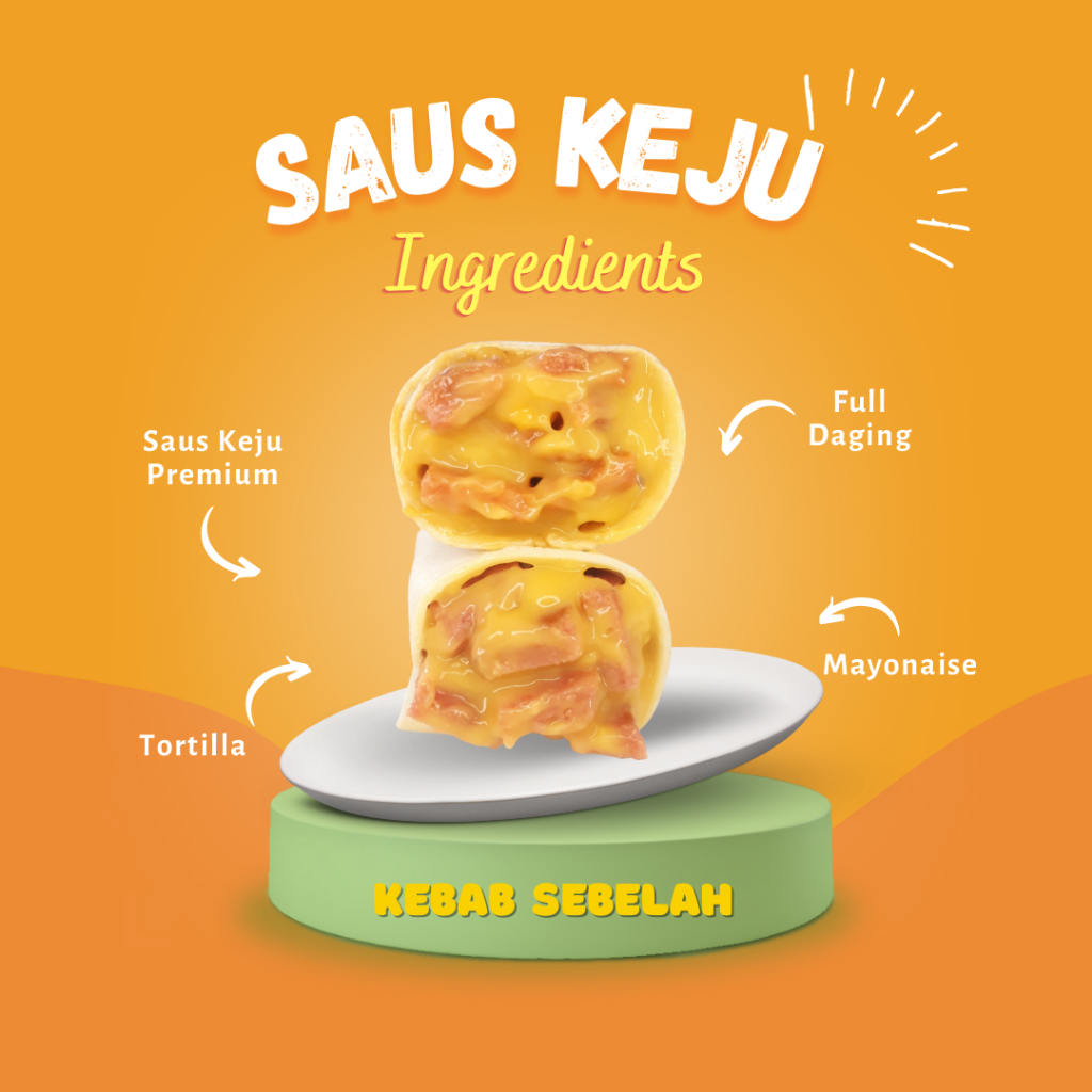 

Kebab Saus Keju (Kebab Frozen Kecil (DIATAS UK. MINI) isi 5)