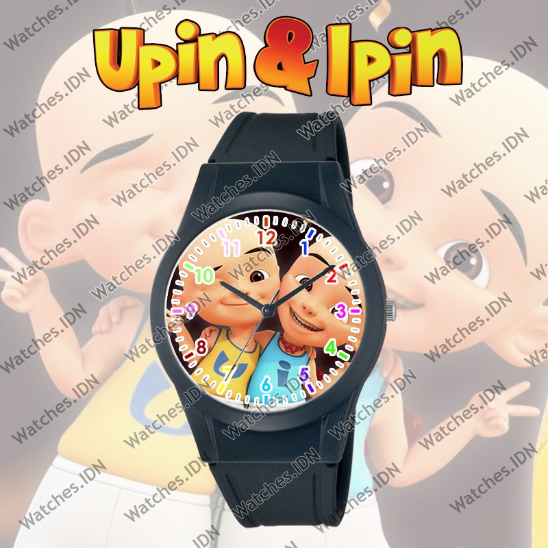 Jam Tangan Anak Laki-Laki Karakter Upin Ipin Kartun Keren