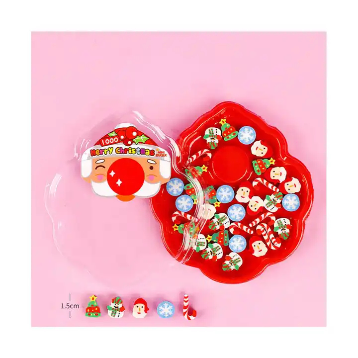 

PENGHAPUS MOTIF NATAL / CHRISTMAS ERASER MINI RED / Penghapus sekolah