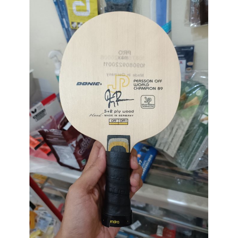 KAYU BET TENIS MEJA DONIC PERSSON WORLD CHAMPION 89 SECOND ORIGINAL