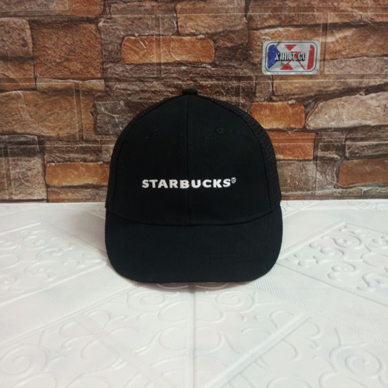 Topi STARBUCKS Visor pendek Original Preloved Second Thrift