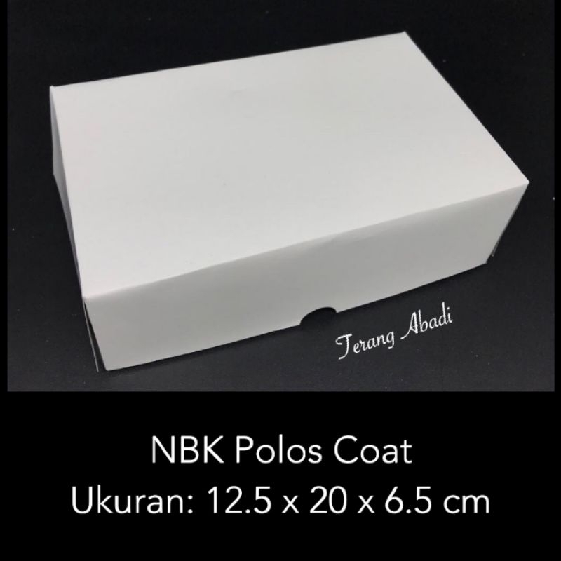 

Dus NBK Putih Polos 20 x 12.5 x 6.5 cm/Dus Kue Cukup Untuk Aqua/Kotak Kue/Dus Snack Ultah/Snack Box/Dus Roti Kue Hajatan