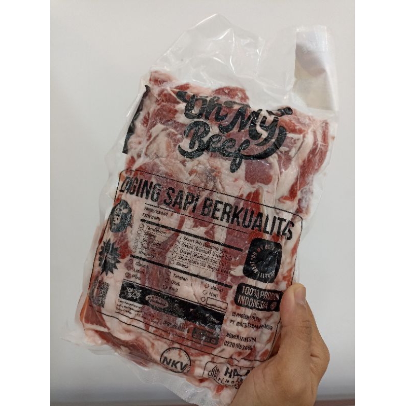 

Oh My Beef daging slice mix (lemak) 500gram