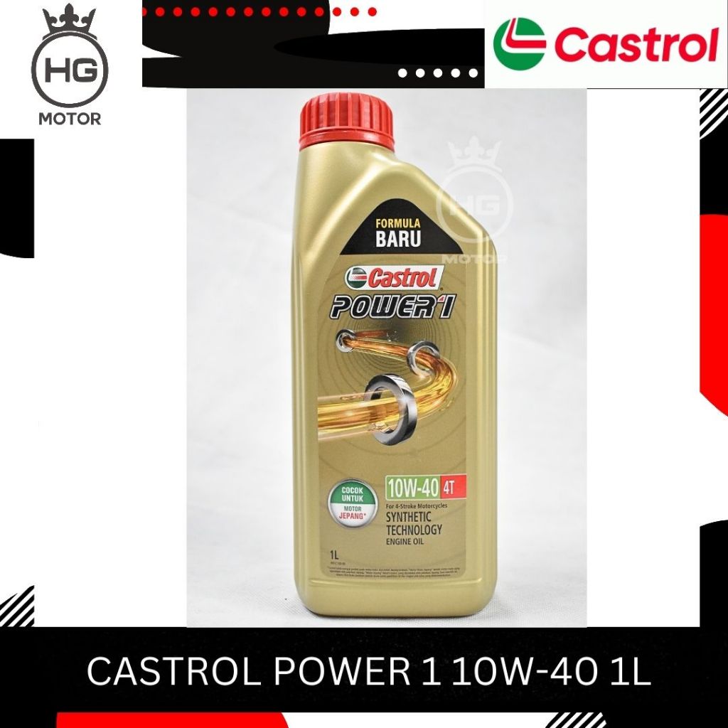 Oli Castrol Power1 Original 4T 10W40 4T 1L Synthetic