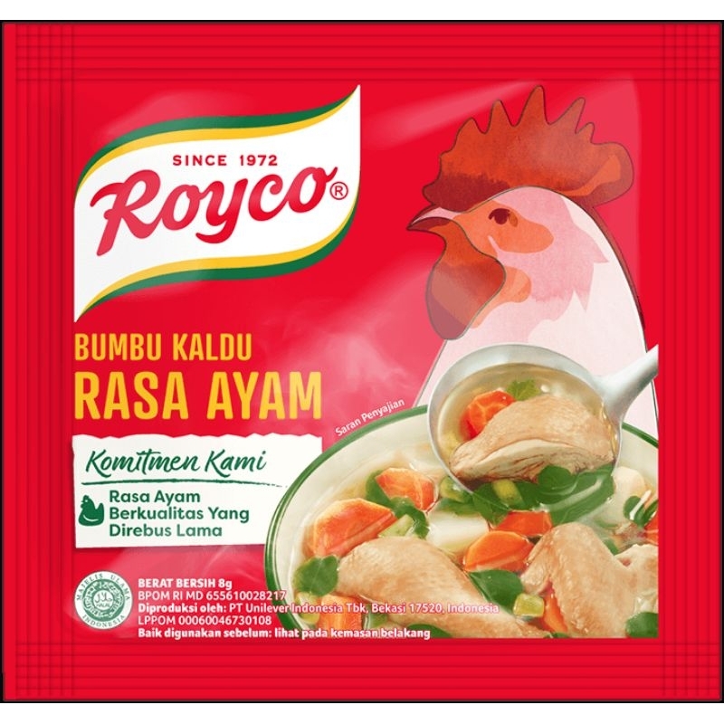 

Royko Bumbu Kaldu Rada Ayam 8gr