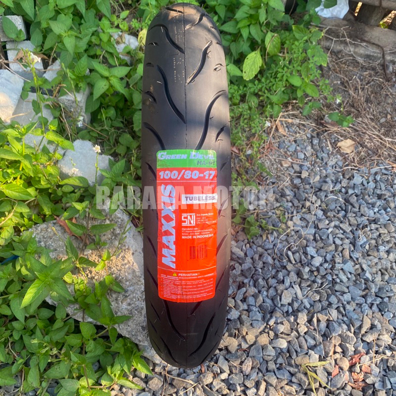 Ban Tubeless Depan 100/80-17 CB 150/ Vixion New (Green Devil FDR)