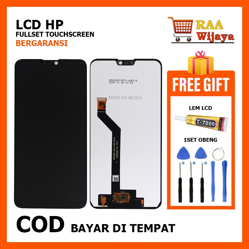 [ORIGINAL] LCD ASUS MAX PRO M2 ZB631KL FULLSET Touchscreen