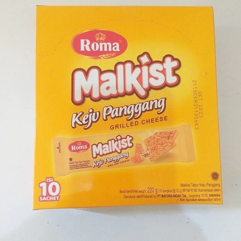 

ROMA MALKIS KEJU PANGGANG ISI 10 PCS / SNACK / CEMILAN / MURAH