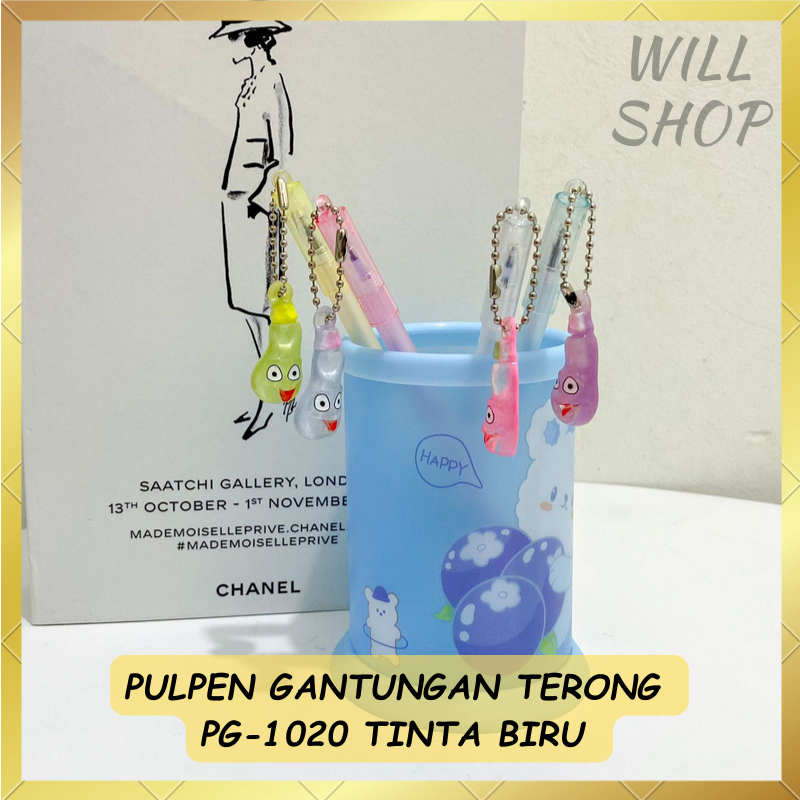 

BOLPEN PULPEN PENA GANTUNGAN RANTAI TERONG PG-1020 / TINTA BIRU / TERSEDIA 4 VARIAN PEN GEL ALAT TULIS SEKOLAH MURAH BISA COD