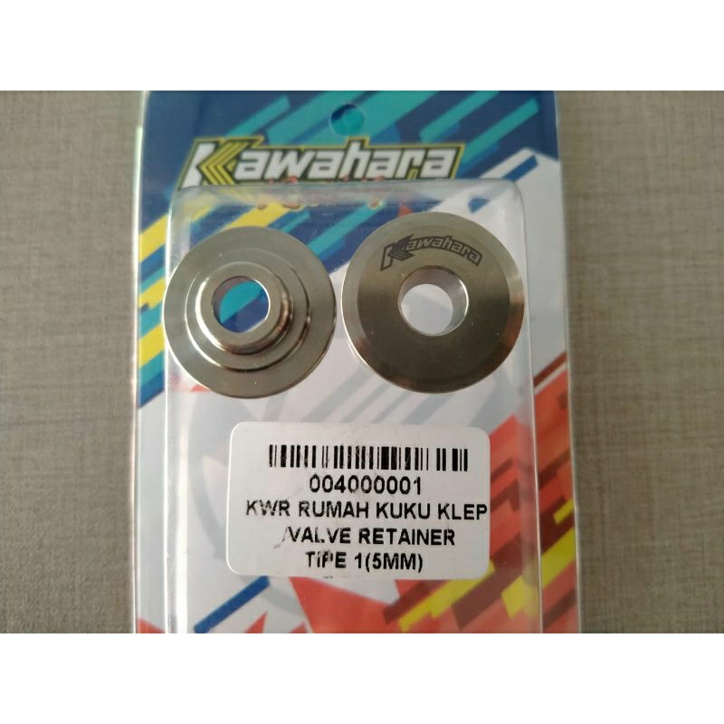 RETAINER KLEP TITANIUM KAWAHARA MODEL DATAR