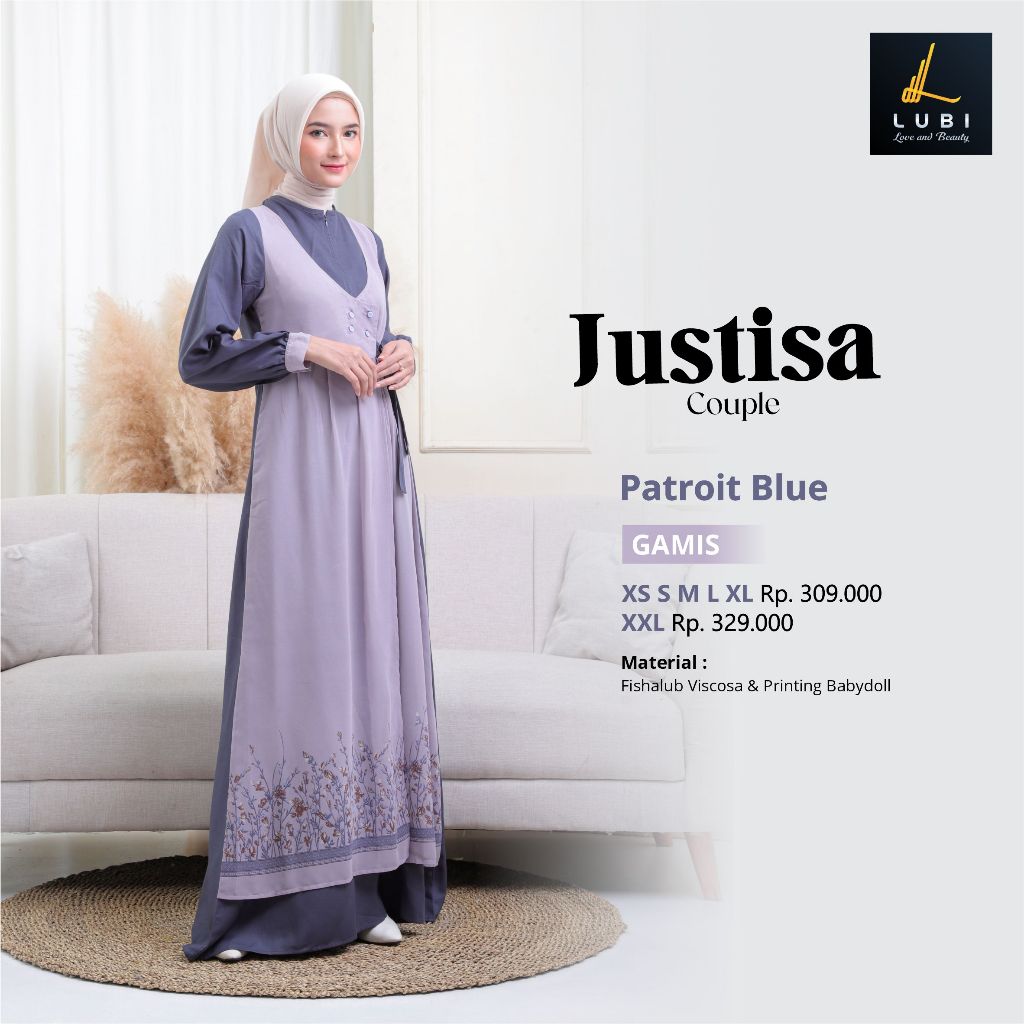 GAMIS JUSTISA LUBI/GAMIS LUBI SIMPLE/GAMIS KEKINIAN