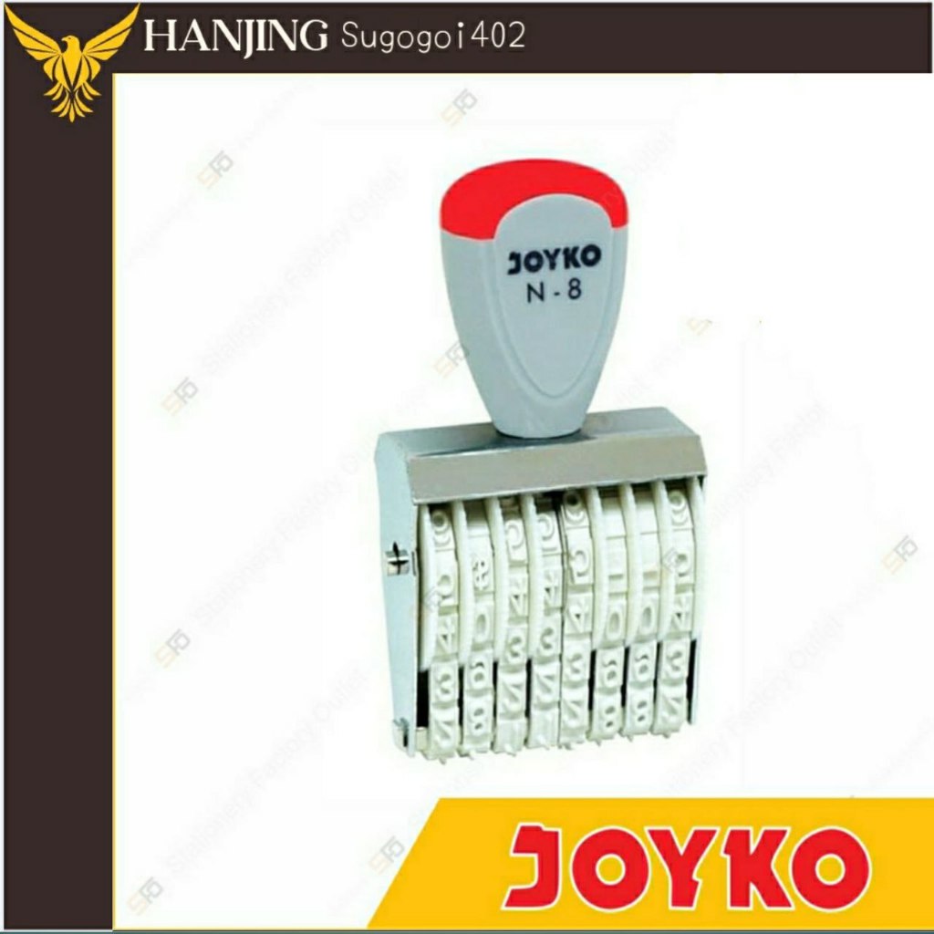 

Stempel Angka Joyko 8 Nomor N 8 - Number Stamp Digit