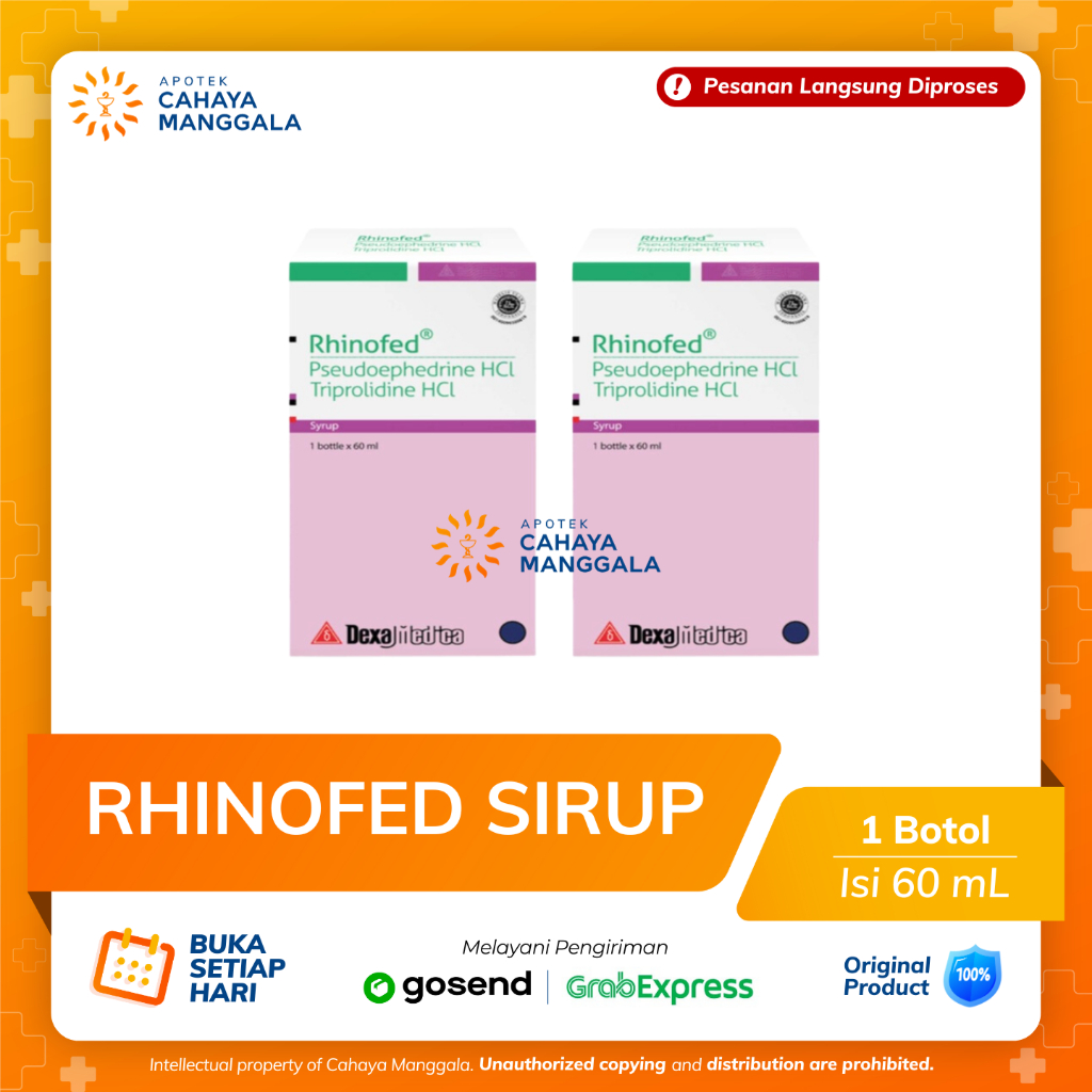 RHINOFED SIRUP 60 ML