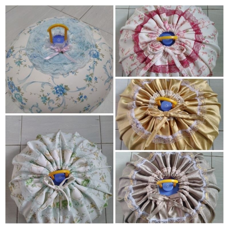 SARUNG TUTUP SAJI BULAT KECIL_SARUNG TUDUNG SAJI BULAT KECIL_PELINDUNG TUTUP SAJI BULAT KECIL_COVER 