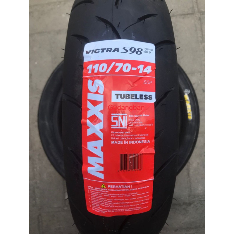 Ban Maxxis Victra 110/70-14