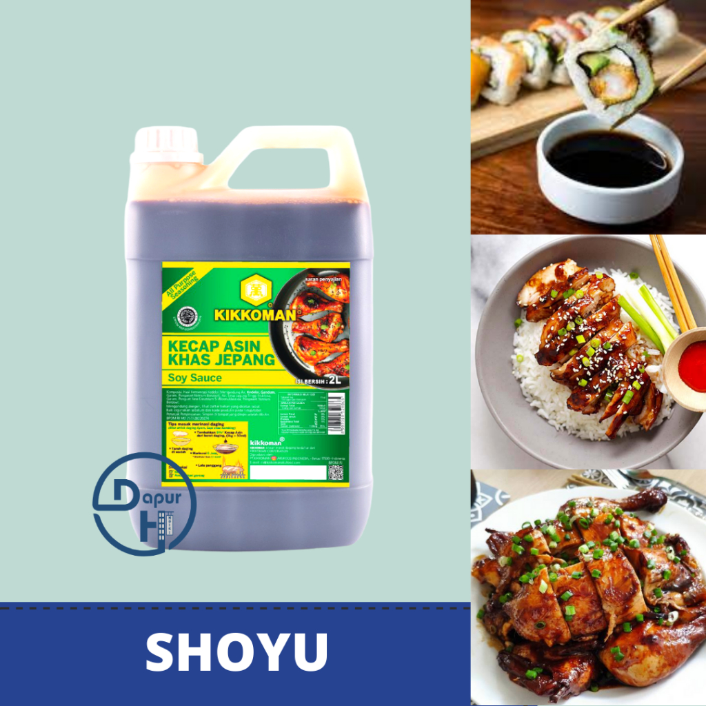 

KIKKOMAN Shoyu Kecap Asin Jepang 2 Liter Halal//