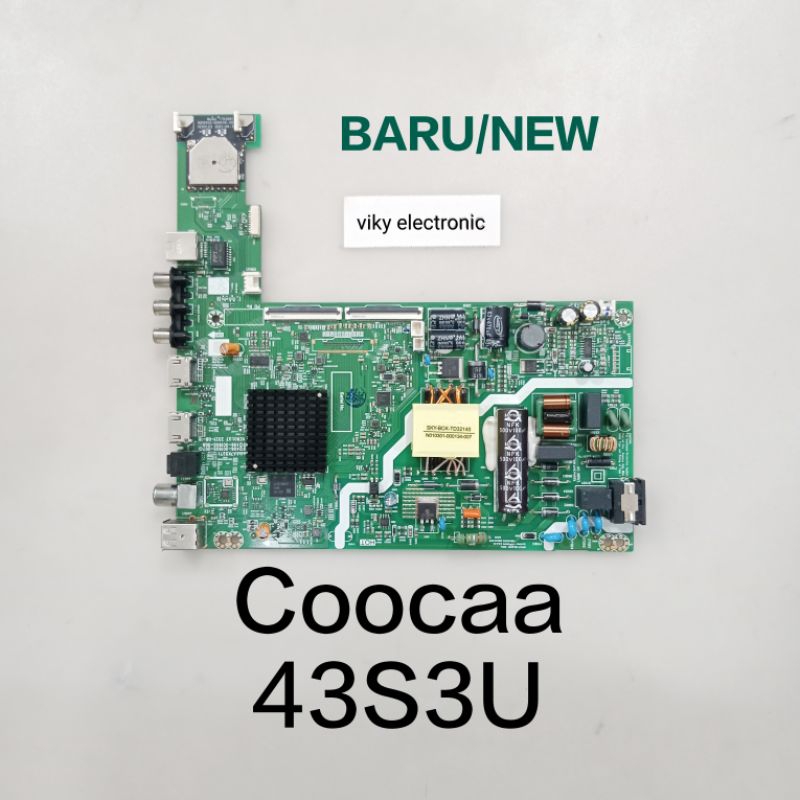 COOCAA 43S7G mainboard mb mobo modul mesin tv COOCAA 43S7G