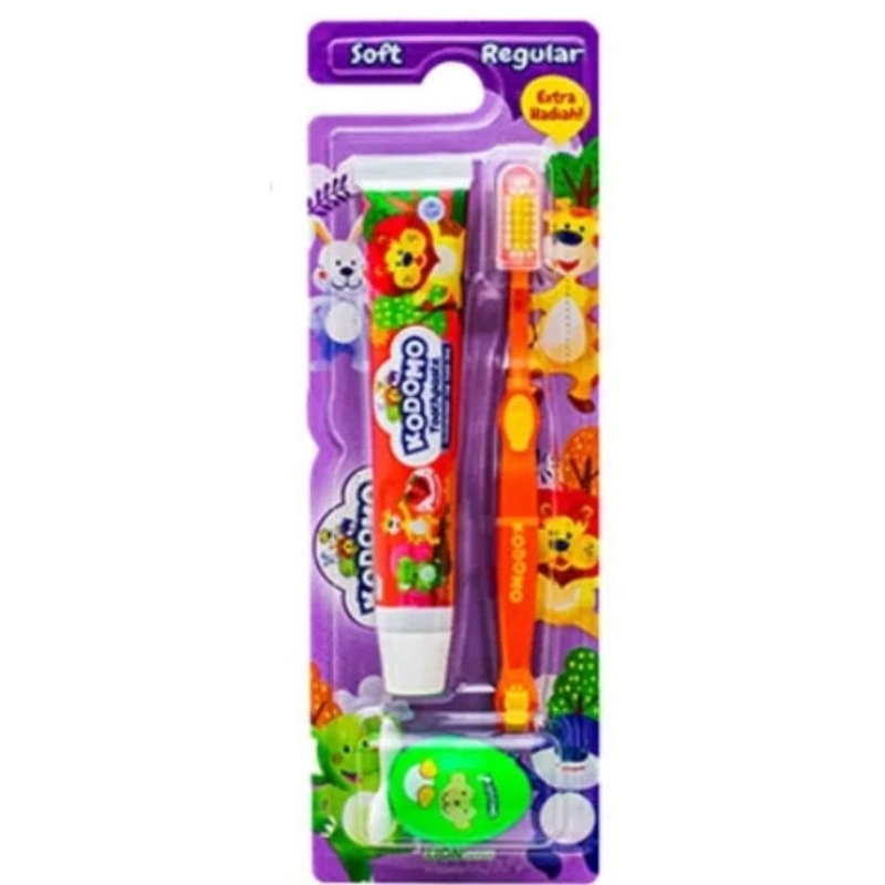 (sikat+odol+gift) kodomo paket sikat gigi