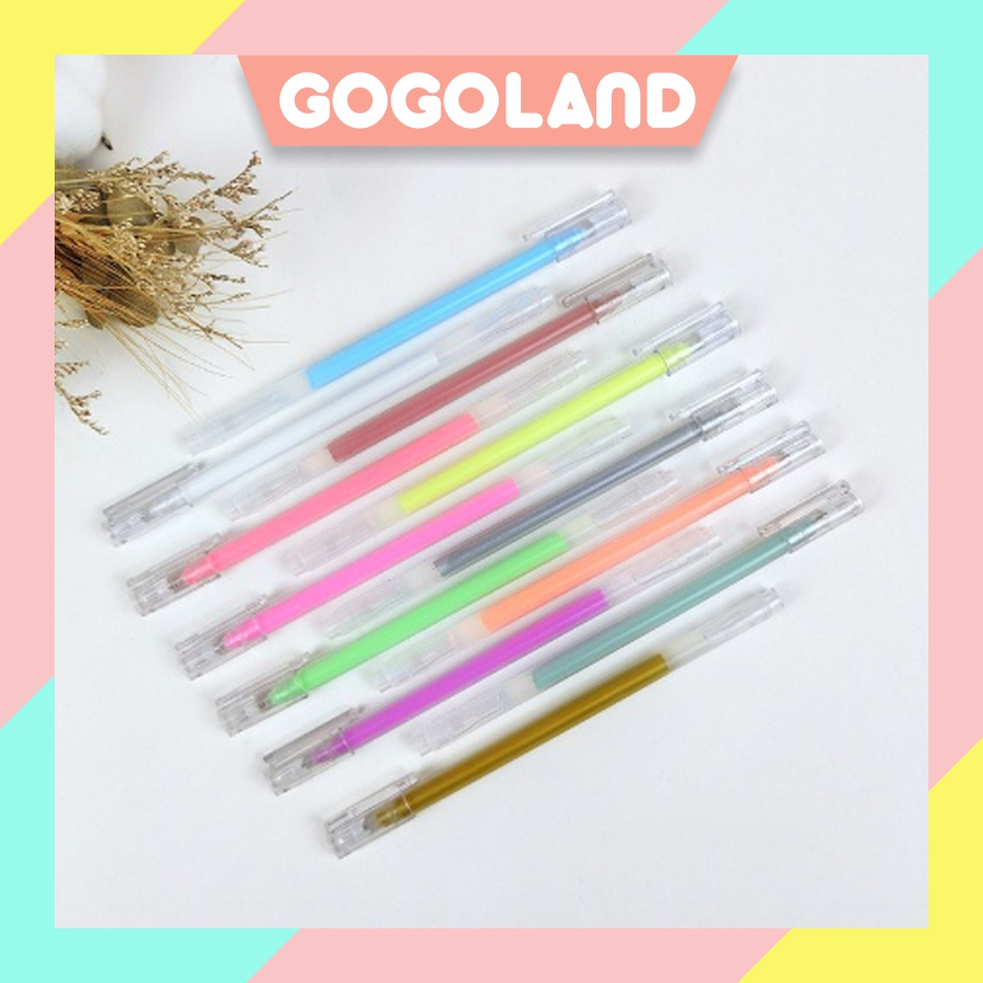 

⭐Gogoland⭐ Color Gel pen with Premium Colors / Pulpen Gel dengan warna premium 17 warna 0.5 mm S097