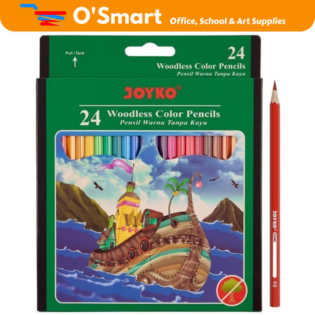 

PENSIL 24 WARNA JOYKO CP-104