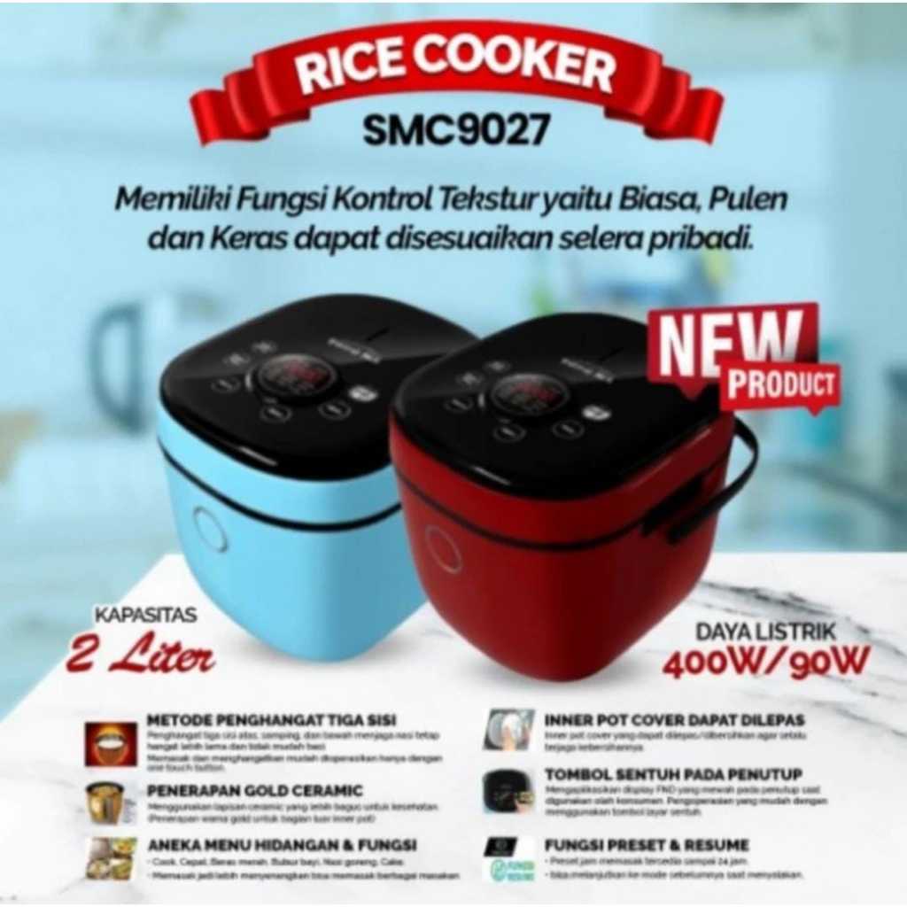 NEW DIGITAL MAGIC COM YONG MA rice cooker rice cooker 2liter SMC 9027