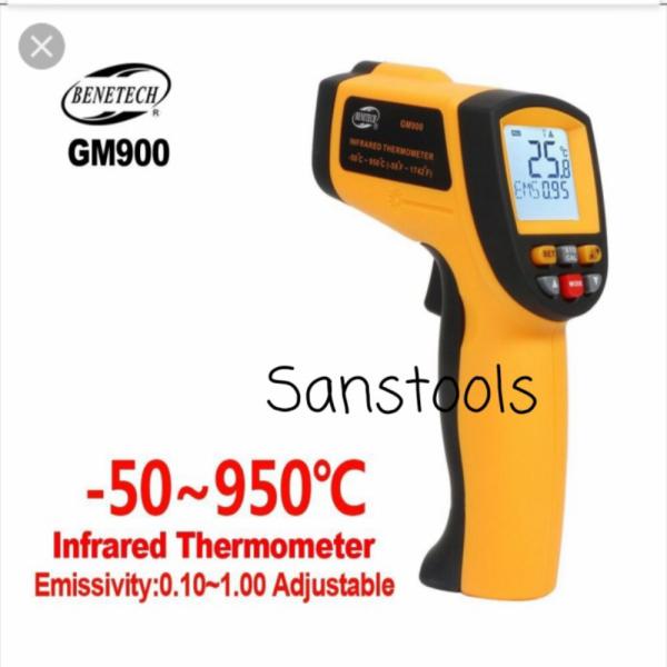 

benetech gm900 digital laser infrared thermometer gun gm-900 original Berkualitas